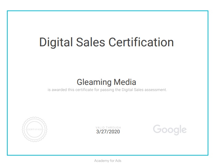 Digital Sales Certified